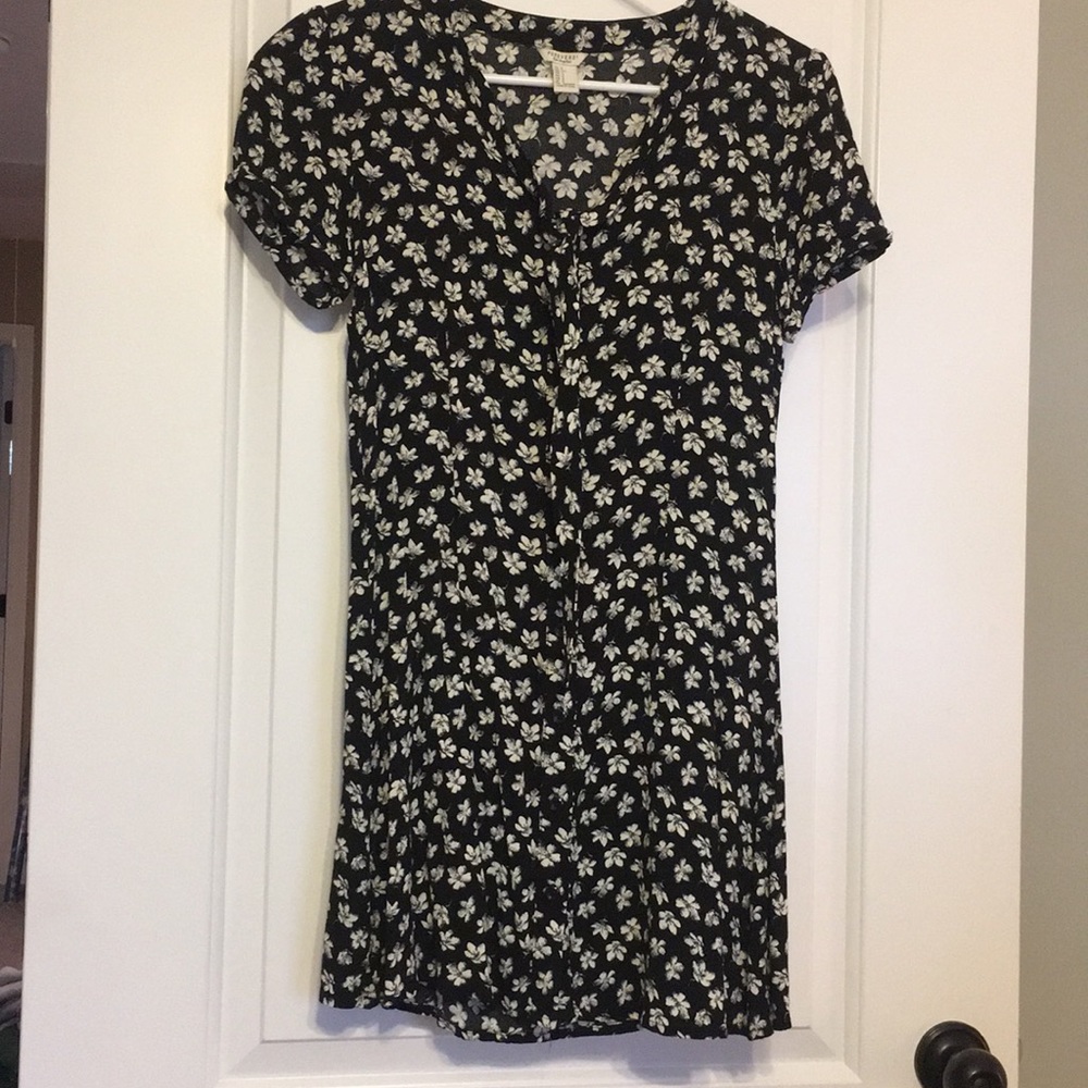 Black and white dress